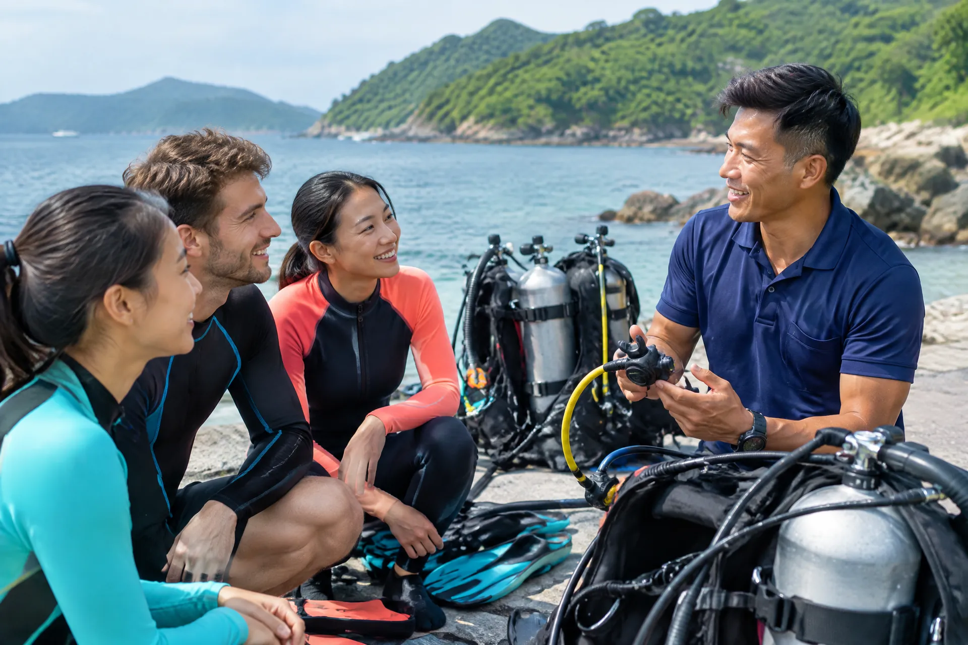 DiveHarbour 潛港主教練於香港講解潛水安全